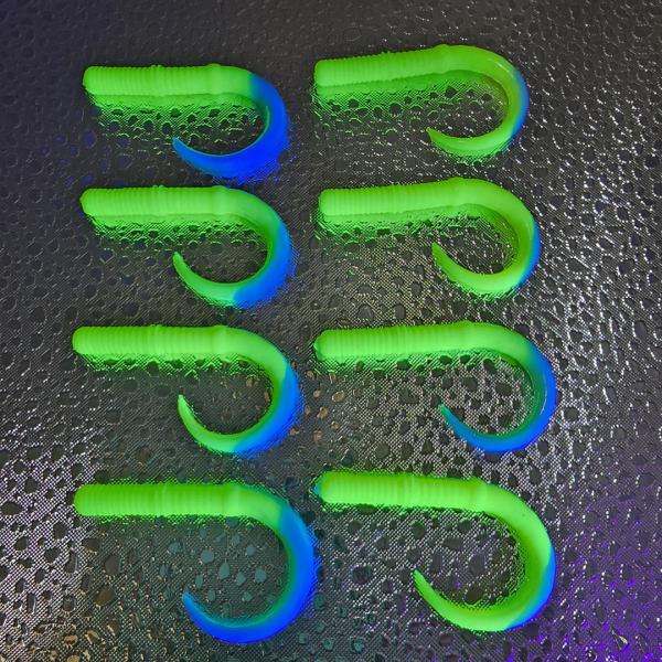 Wurmulus Slim 45mm - Essentials Gum - UV Aktiv Yellow Blue